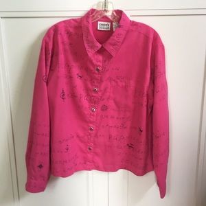 Chico’s Aztec blouse